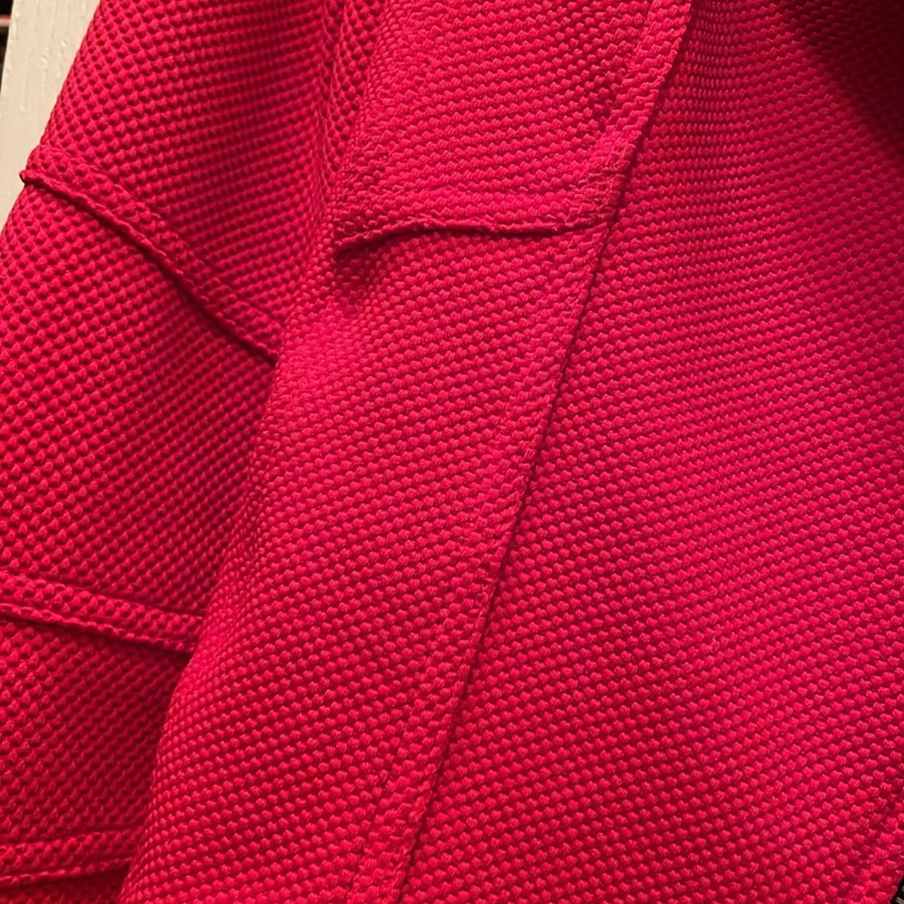 Red Textured Jacket - Picture 3 of 4